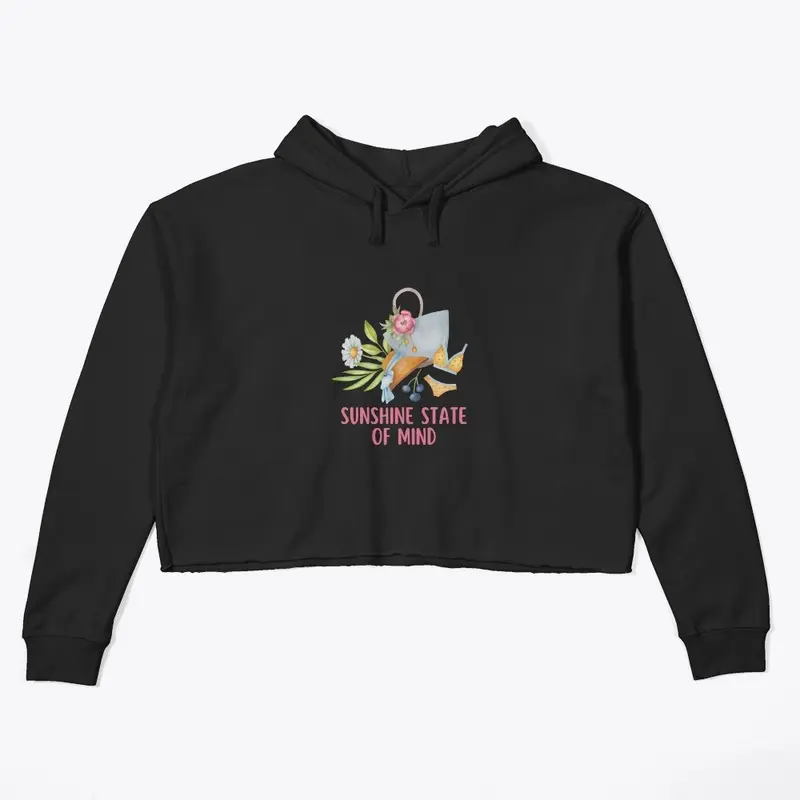 SunCoast Mind Crop Hoodie